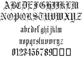 Готский язык - письмо, шрифт