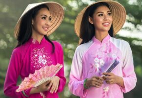 Две красивые вьетнамские женщины